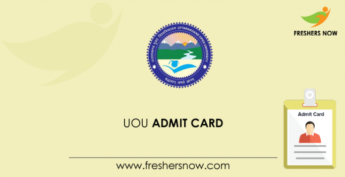 UOU Admit Card