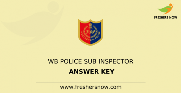 WB Police Sub Inspector Answer Key