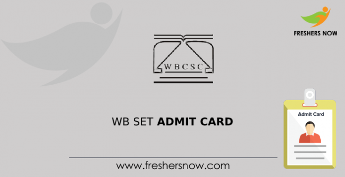 WB SET Admit Card