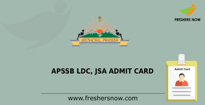 APSSB LDC & JSA Admit Card