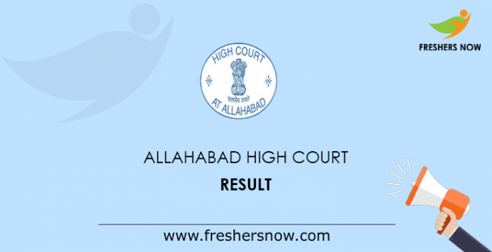 Allahabad High Court Result