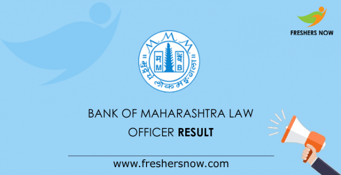 Bank-of-Maharashtra-Law-Officer-Result