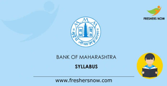 Bank of Maharashtra Officer Syllabus