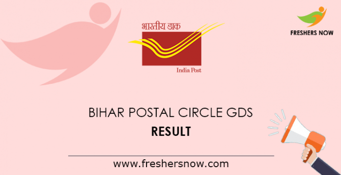 Bihar Postal Circle GDS Result