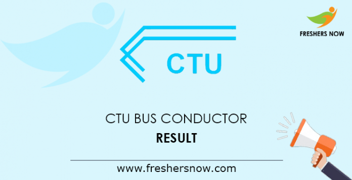 CTU Bus Conductor Result