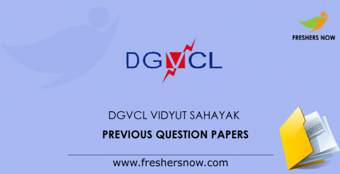 DGVCL Vidyut Sahayak Previous Question Papers