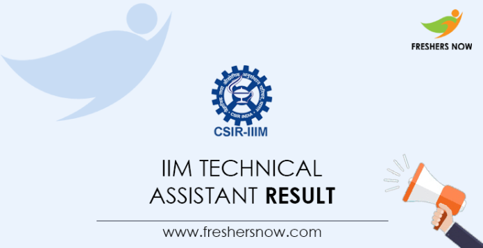 IIM-Technical-Assistant-Result