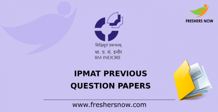 IPMAT Previous Question Papers
