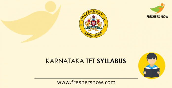 Karnataka TET Syllabus