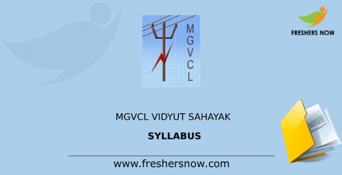 MGVCL Vidyut Sahayak Syllabus