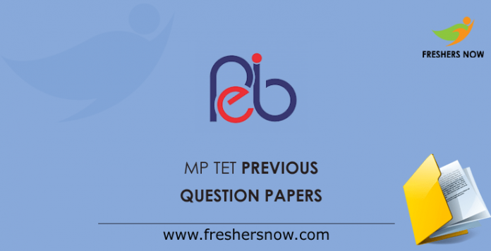 MP TET Previous Question Papers
