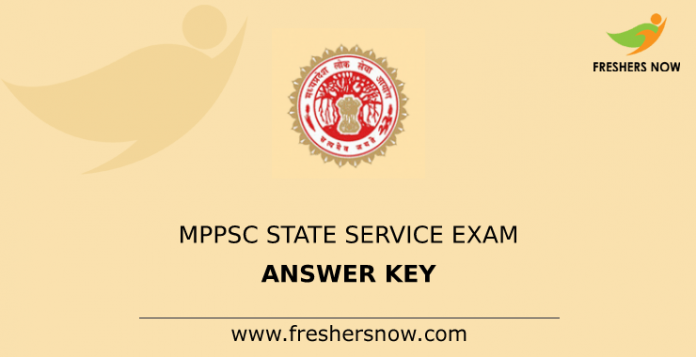 MPPSC State Service Exam Answer Key