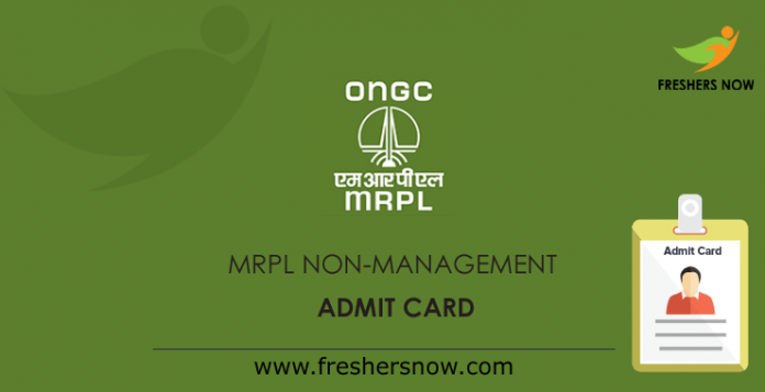 MRPL-Non-Management-Admit-Card