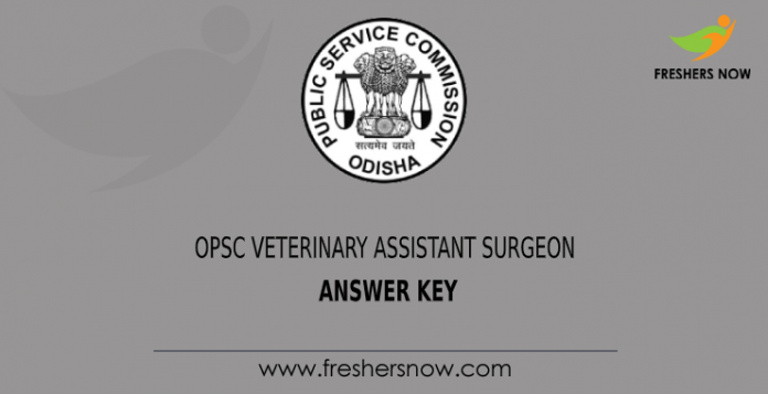 Opsc veternary assistant surgent Answer Key