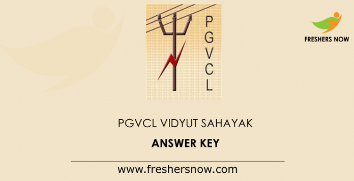 PGVCL Vidyut Sahayak Answer Key