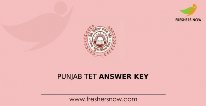 Punjab TET Answer Key