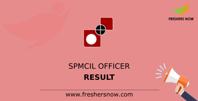 SPMCIL Officer Result
