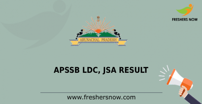 APSSB LDC JCA Result