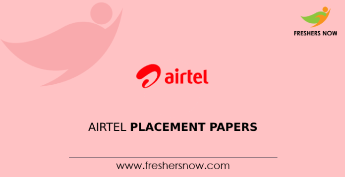 Airtel Placement Papers