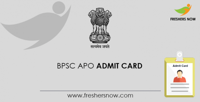 BPSC APO Admit Card