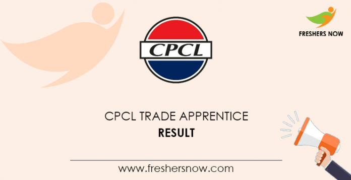 CPCL Trade Apprentice Result