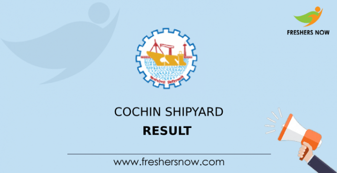 Cochin Shipyard Result