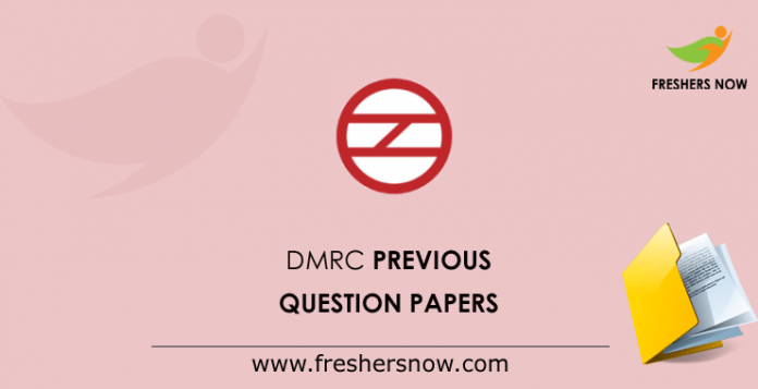 DMRC Previous Question Papers