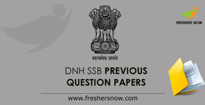 DNH SSB Previous Question Papers