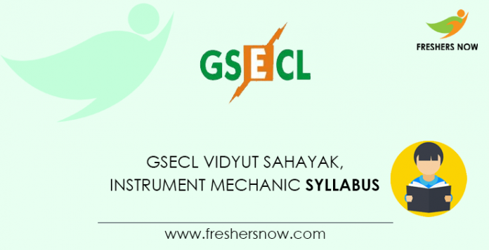 GSECL Vidyut Sahayak Syllabus 2020