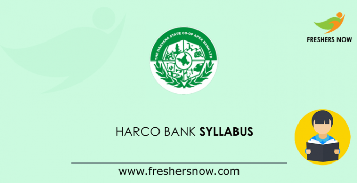 HARCO Bank Syllabus