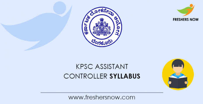 KPSC Assistant Controller Syllabus