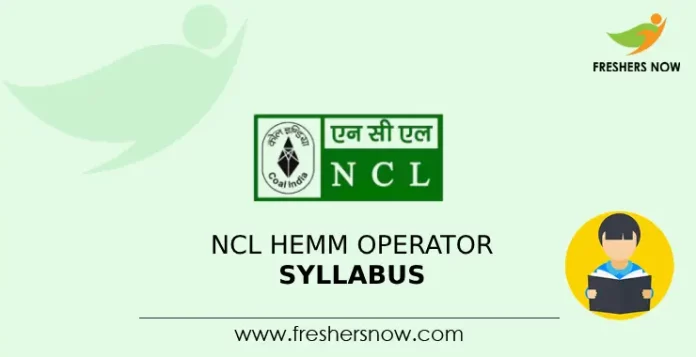 NCL HEMM Operator Syllabus