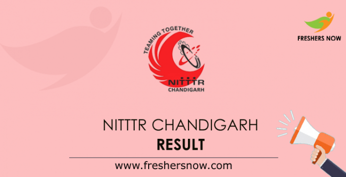 NITTTR Chandigarh Result
