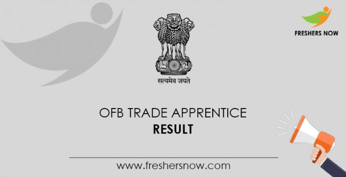 OFB Trade Apprentice Result