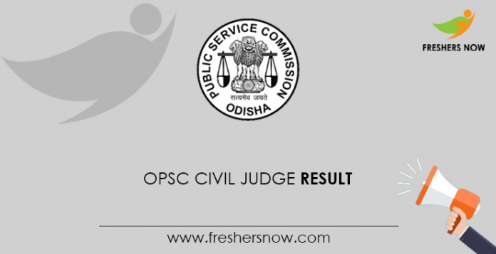 OPSC Civil Judge Result