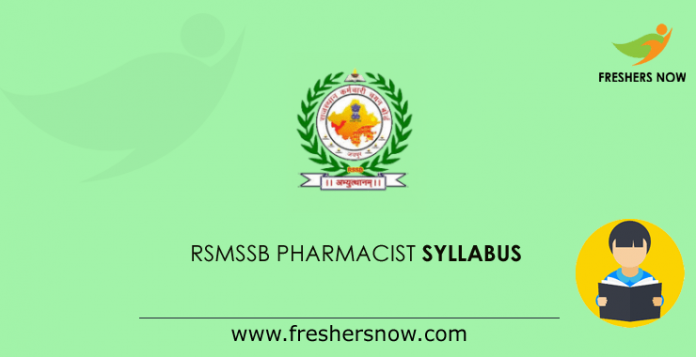 RSMSSB Pharmacist Syllabus