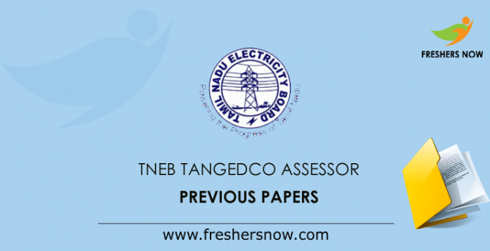 TNEB TANGEDCO Assessor Previous Question Papers