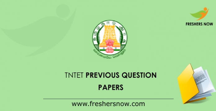 TNTET Previous Question Papers