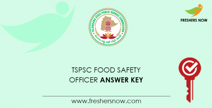 TSPSC Food Safety Officer Answer Key