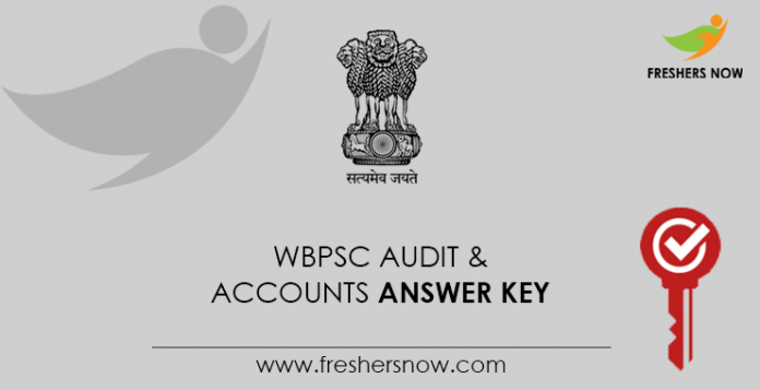 WBPSC Audit & Accounts Answer Key