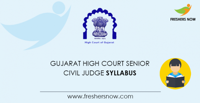 Gujarat High Court Senior Civil Judge Syllabus