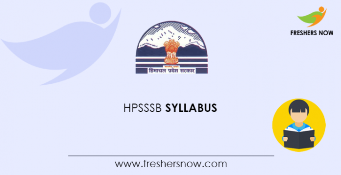 HPSSSB Syllabus