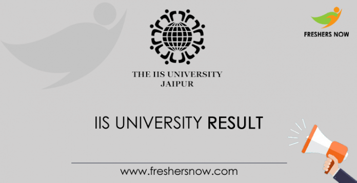 IIS University Result