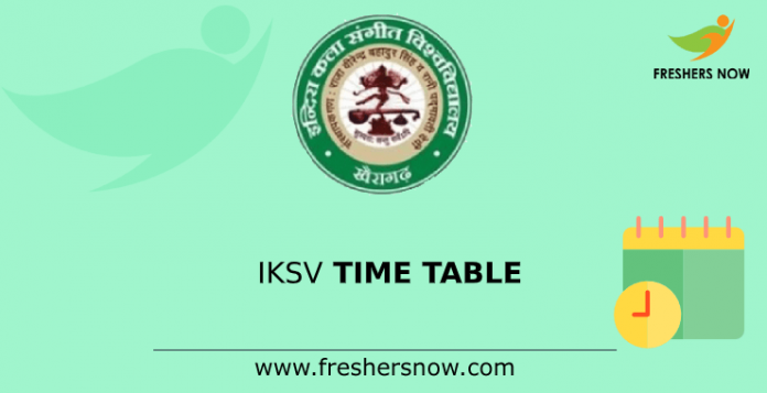IKSV Time Table
