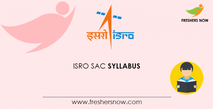 ISRO SAC Syllabus