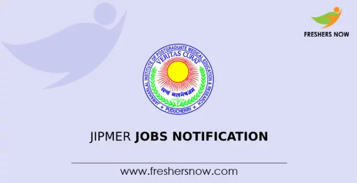 JIPMER Jobs Notification