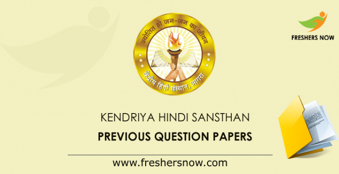 Kendriya Hindi Sansthan Admission Previous Question Papers