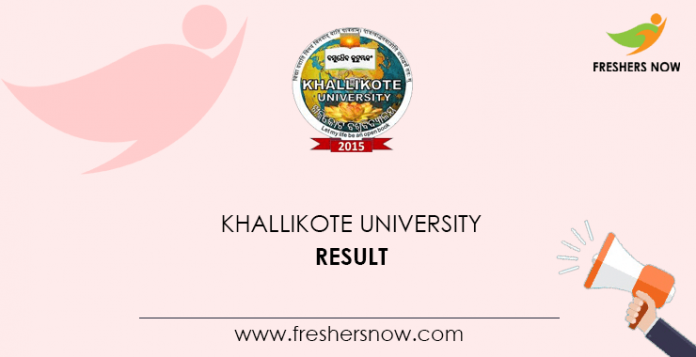 Khallikote University Result
