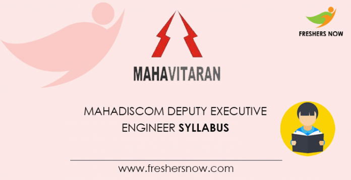 MAHADISCOM Deputy Executive Engineer Syllabus