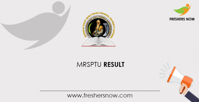 MRSPTU Result